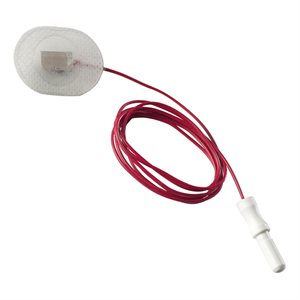 Neuroline Surface Electrode 715 Series, 30x22mm, 80cm / 32" color coded lead wire, 12 / pouch