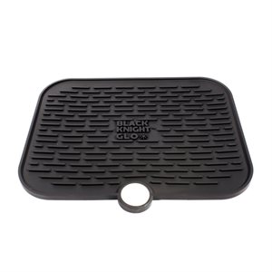 CPAPology Black Knight GLO Protector Mat, Small, Black