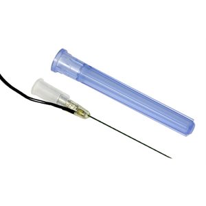 CHALGREN 242-Series Injectable Monopolar Needle Electrode w / 61cm wire 25mm (1") x 30g. Blue, 10 p