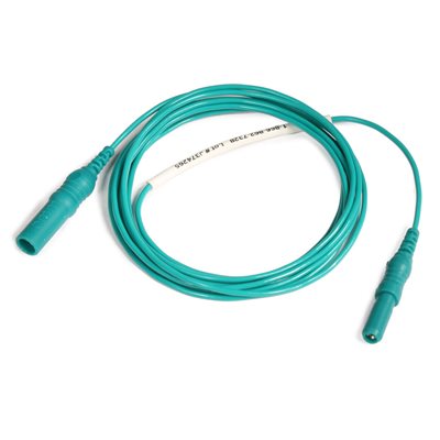 KING Interconnection Cable 1.5mm Female TP Conn. to Male TP Conn. Length 60” (152 cm) Green, Qty 1