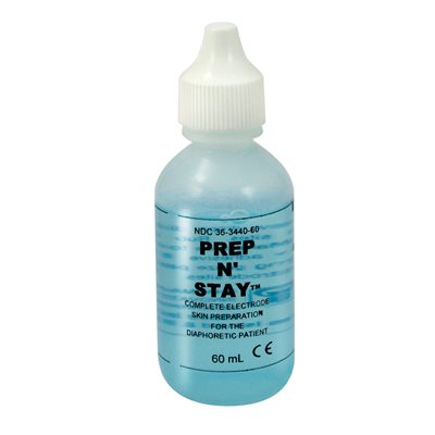 Prep n' Stay - Non sticky adhesive for diaphoretic patients 60 ml, Qty 1