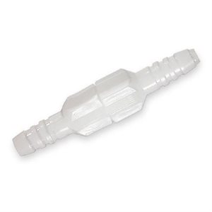 Male to Male Oxygen Swivel Tubing Connector, White Qty 1